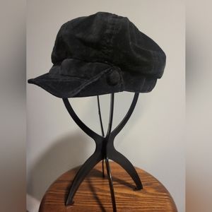 -Velvet paperboy hat-early 2000's